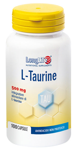 LONGLIFE LTAURINE 500 MG 100 CAPSULE