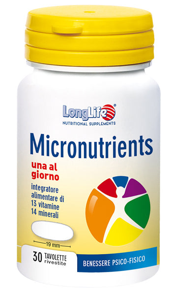 LONGLIFE MICRONUTRIENTS 30 TAVOLETTE