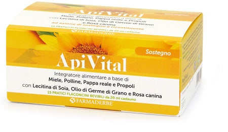 APIVITAL 15 FLACONCINI DA 20 ML 300 ML