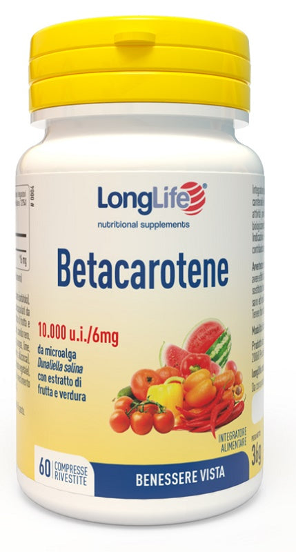 LONGLIFE BETACAROTENE 60 COMPRESSE