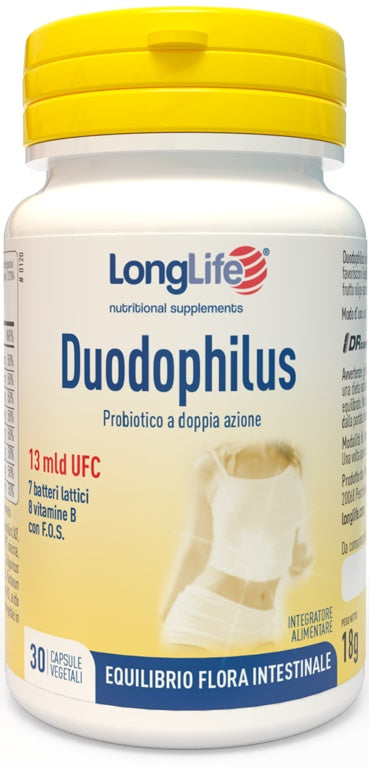 LONGLIFE DUODOPHILUS 30 CAPSULE VEGETALI