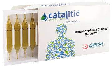 CATALITIC OLIGOELEMENTI MANGANESE RAME COBALTO MN-CU-CO- 20 AMPOLLE