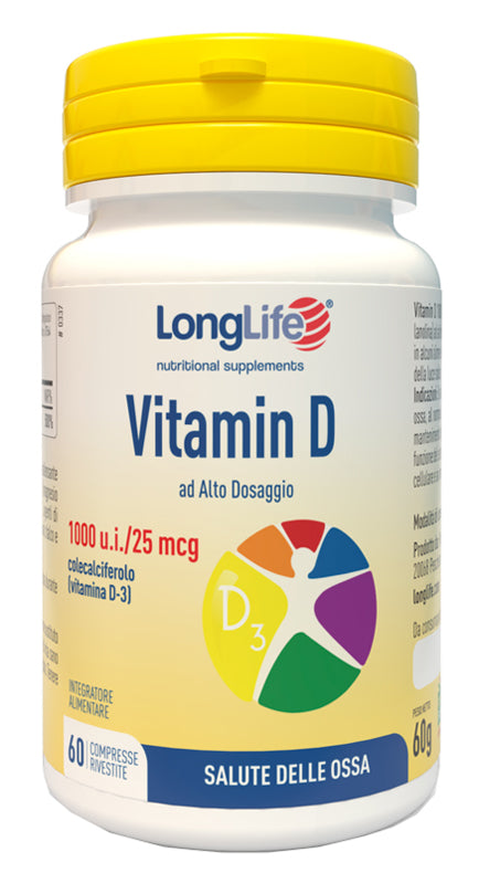 LONGLIFE VITAMIN D 1000UI 60 COMPRESSE