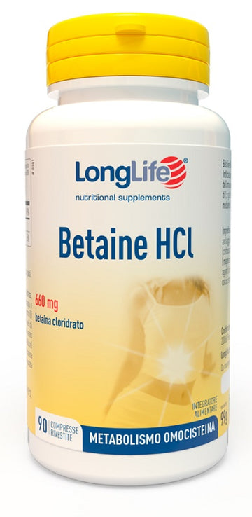 LONGLIFE BETAINE HCL 90 COMPRESSE