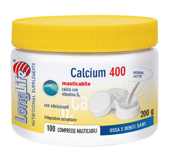 LONGLIFE CALCIUM LATTE 100 COMPRESSE 400 MG