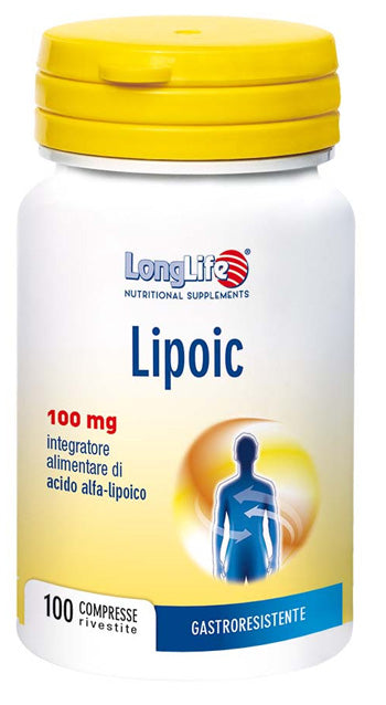 LONGLIFE LIPOIC 100 MG 100 CAPSULE