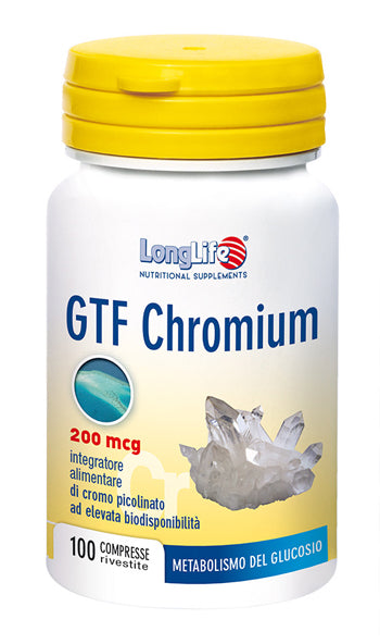 LONGLIFE GTF CHROMIUM 100 COMPRESSE