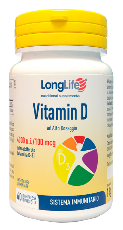 LONGLIFE VITAMIN D 4000UI 60 COMPRESSE