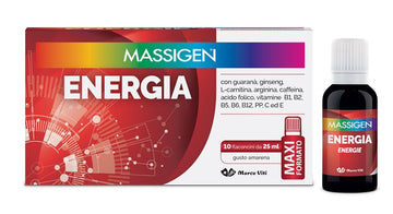 MASSIGEN ENERGIA 10 FLACONI DA 25 ML