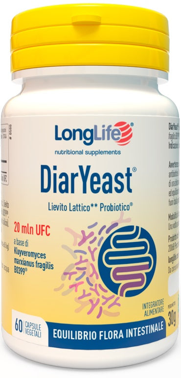 LONGLIFE DIARYEAST 60 CAPSULE VEGETALI