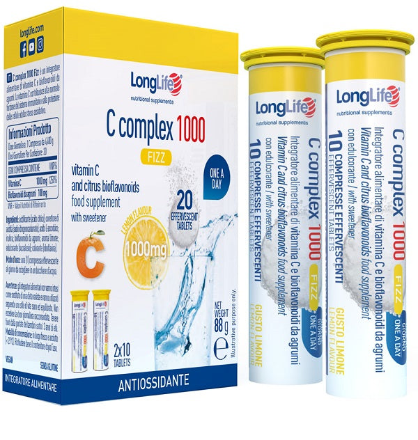 LONGLIFE C COMPLEX 1000 FIZZ 20 COMPRESSE EFFERVESCENTI