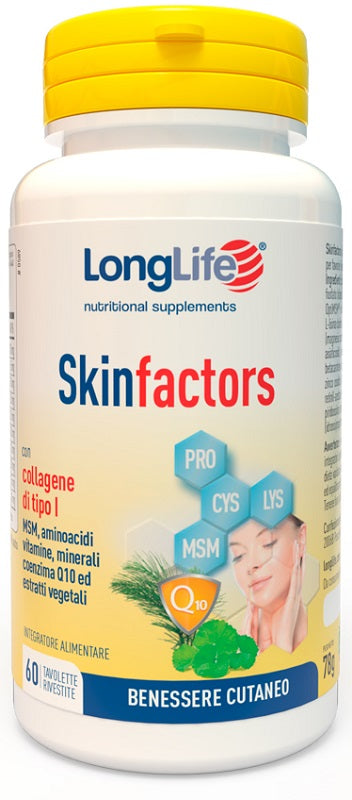 LONGLIFE SKIN FACTORS 60 TAVOLETTE