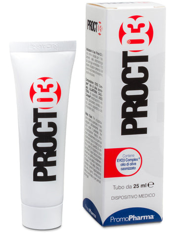 PROCTO3 CREMA PER TRATTAMENTO EMORROIDI 25 ML