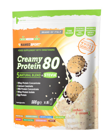 CREAMY PROTEIN 80 COOKIES & CREAM 500 G