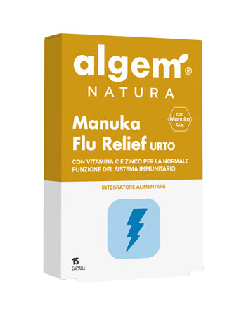 ALGEM MANUKA FLU RELIEF URTO 15 CAPSULE