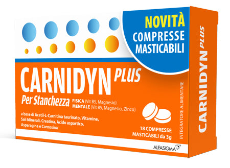 CARNIDYN PLUS 18 COMPRESSE MASTICABILI