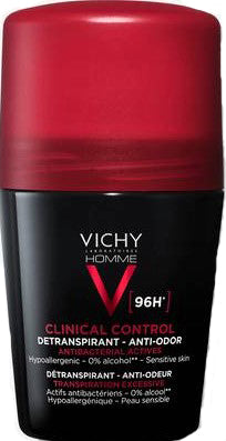 VICHY HOMME DEODORANTE CLINICAL CONTROL 96H ROLL 50 ML