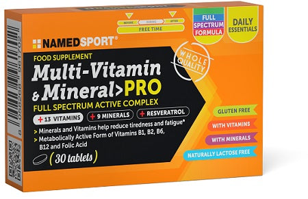 MULTI-VITAMIN&MINERAL PRO 30 COMPRESSE