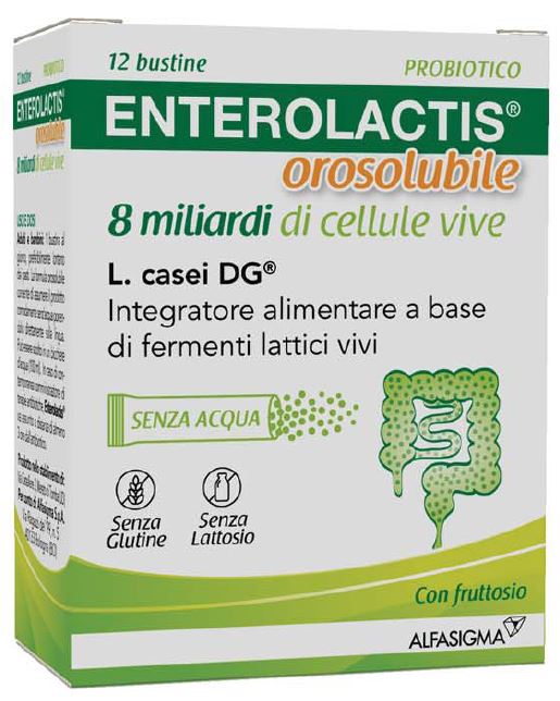 ENTEROLACTIS OROSOLUBILE 12 BUSTINE