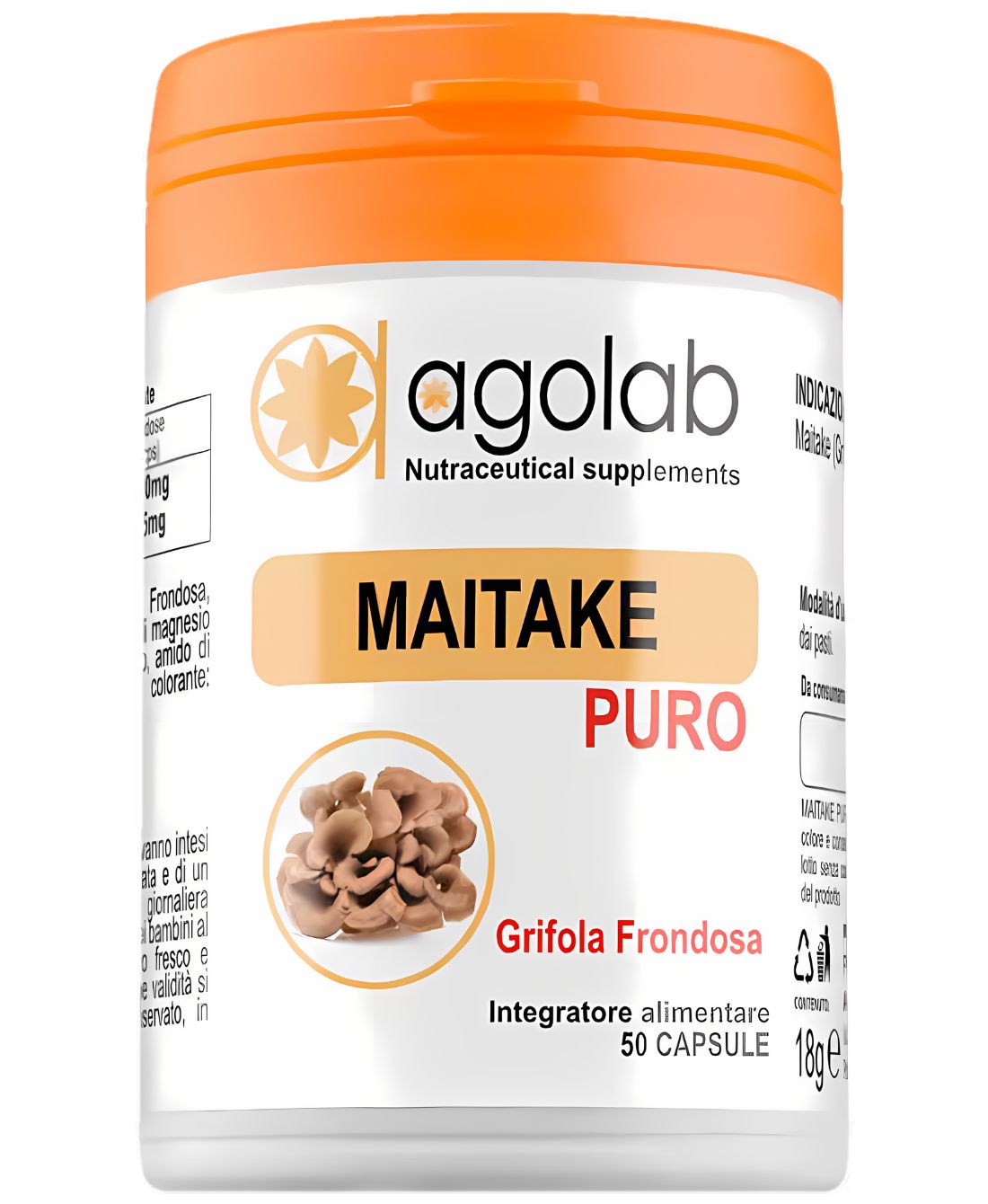 MAITAKE PURO 50 CAPSULE - METABOLISMO