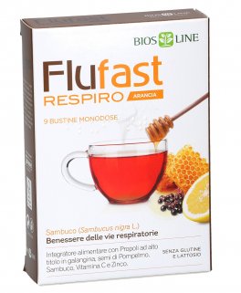 APIX PROPOLI FLUFAST RESPIRO ARANCIA 9 BUSTE BIOSLINE