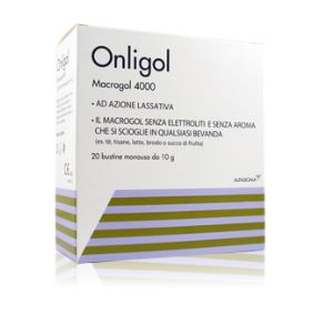 ONLIGOL MACROGOL 4000 20 BUSTINE 10 G SENZA ZUCCHERO