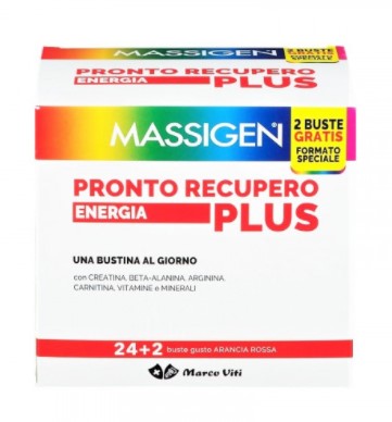 MASSIGEN PRONTO RECUPERO ENERGIA PLUS 24 BUSTINE + 2 BUSTINE