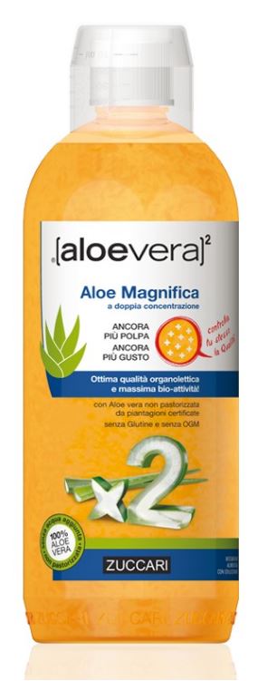 ZUCCARI ALOEVERA2 ALOE MAGNIFICA CON EDULCORANTE 1 LITRO